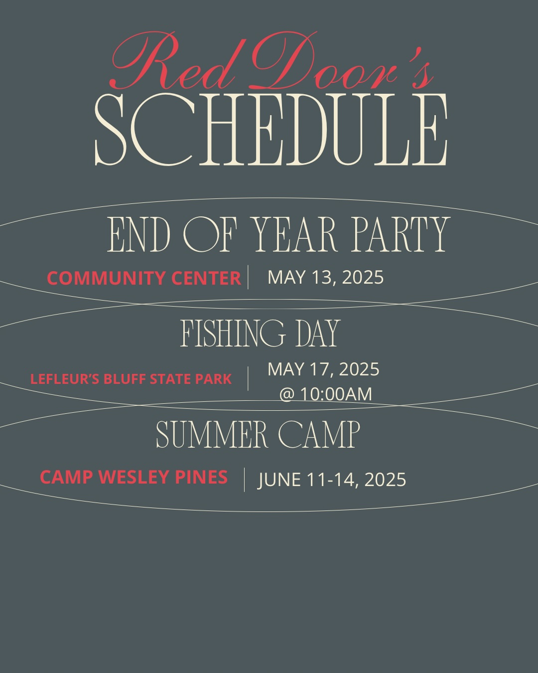RDJ SCHEDULE RDJ SCHEDULE